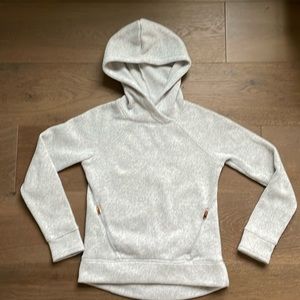 Old Navy Active Heather Gray Hooded Sweatshirt Size Medium 8 Front Pockets